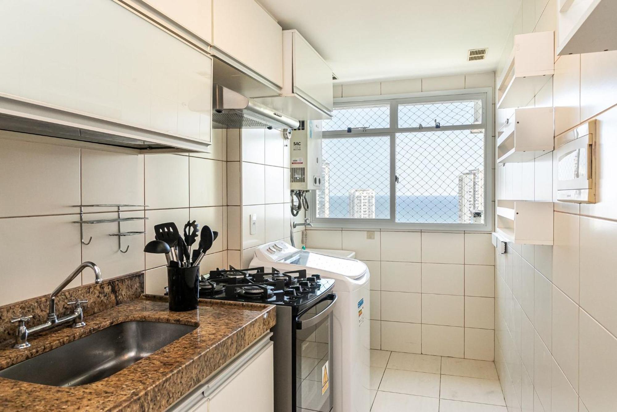 Apartamento 2qtos C/ Vista Mar E Piscina Na Barra|els 440/2109 *