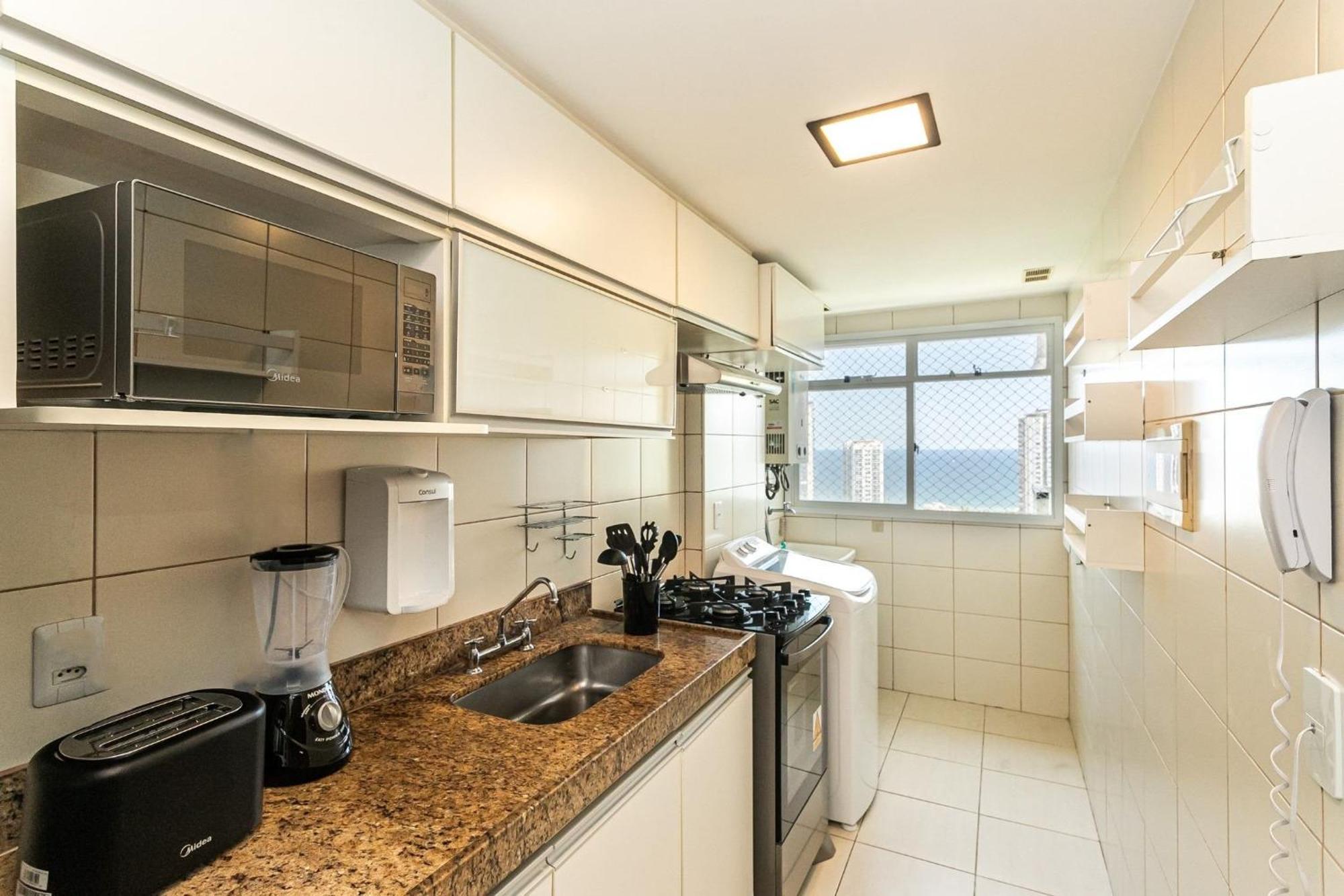 Apartamento 2qtos C/ Vista Mar E Piscina Na Barra|els 440/2109 *